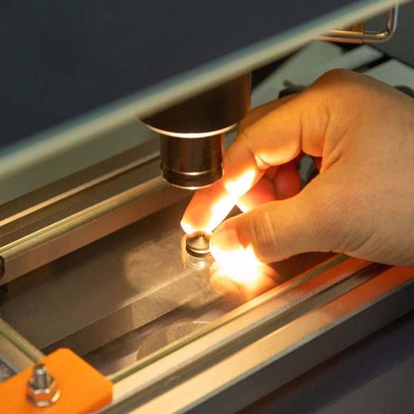 Laser machine inspection